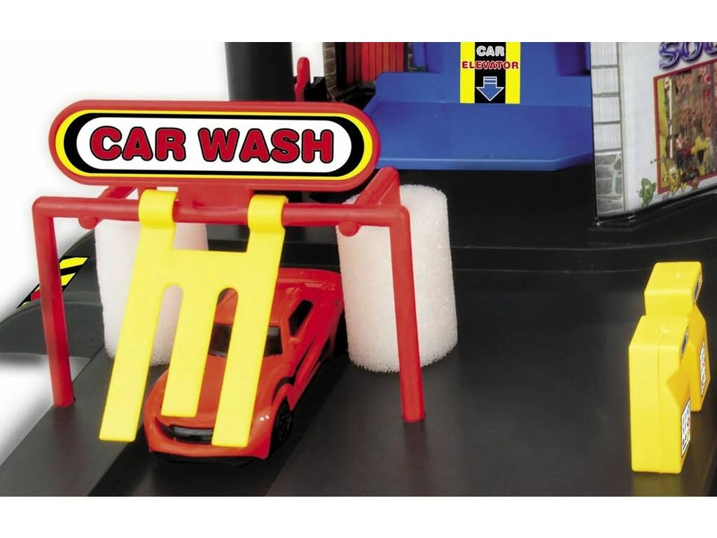 Super Parking Central 4 Plantas con 4 Vehículos Super Parking Central 4 Plantas Con 4 Vehículos -Niños Juguetes Tienda 11037641g03