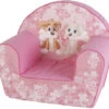 Sillón Perritos Hueso Rosa 1 Sillón Perritos Hueso Rosa -Niños Juguetes Tienda 11140832g00