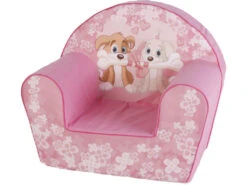 Sillón Perritos Hueso Rosa
