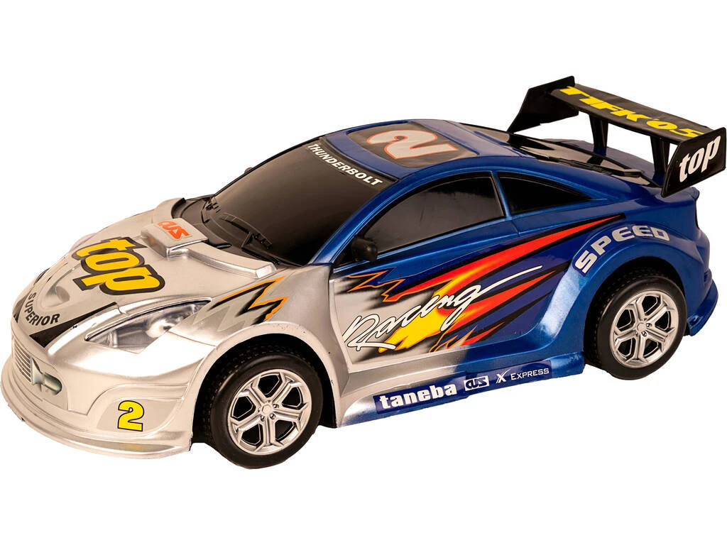 Vehículo Fricción Súper Racing 44 cm.Azul Thunderbolt 2 Vehículo Fricción Súper Racing 44 Cm.Azul Thunderbolt 2 -Niños Juguetes Tienda 11141675g00