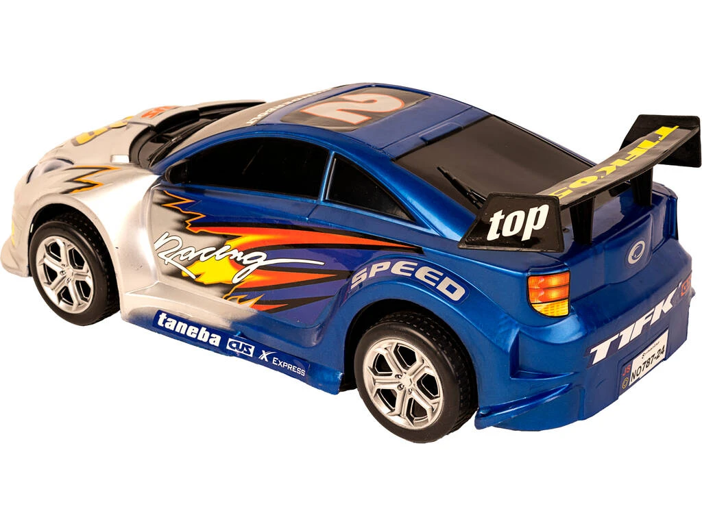 Vehículo Fricción Súper Racing 44 cm.Azul Thunderbolt 2 Vehículo Fricción Súper Racing 44 Cm.Azul Thunderbolt 2 -Niños Juguetes Tienda 11141675g01