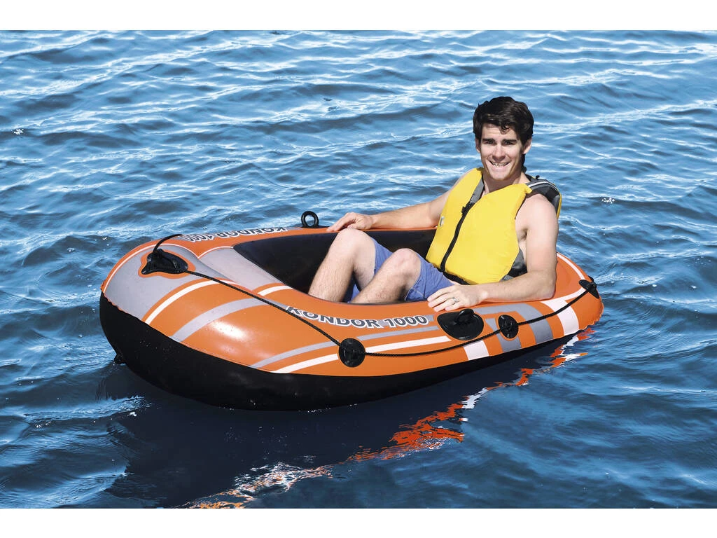 Barca Hinchable Kondor 1000 De 165x107 Cm Bestway 61099 Barca Hinchable Kondor 1000 De 165x107 Cm Bestway 61099 -Niños Juguetes Tienda 11941g01