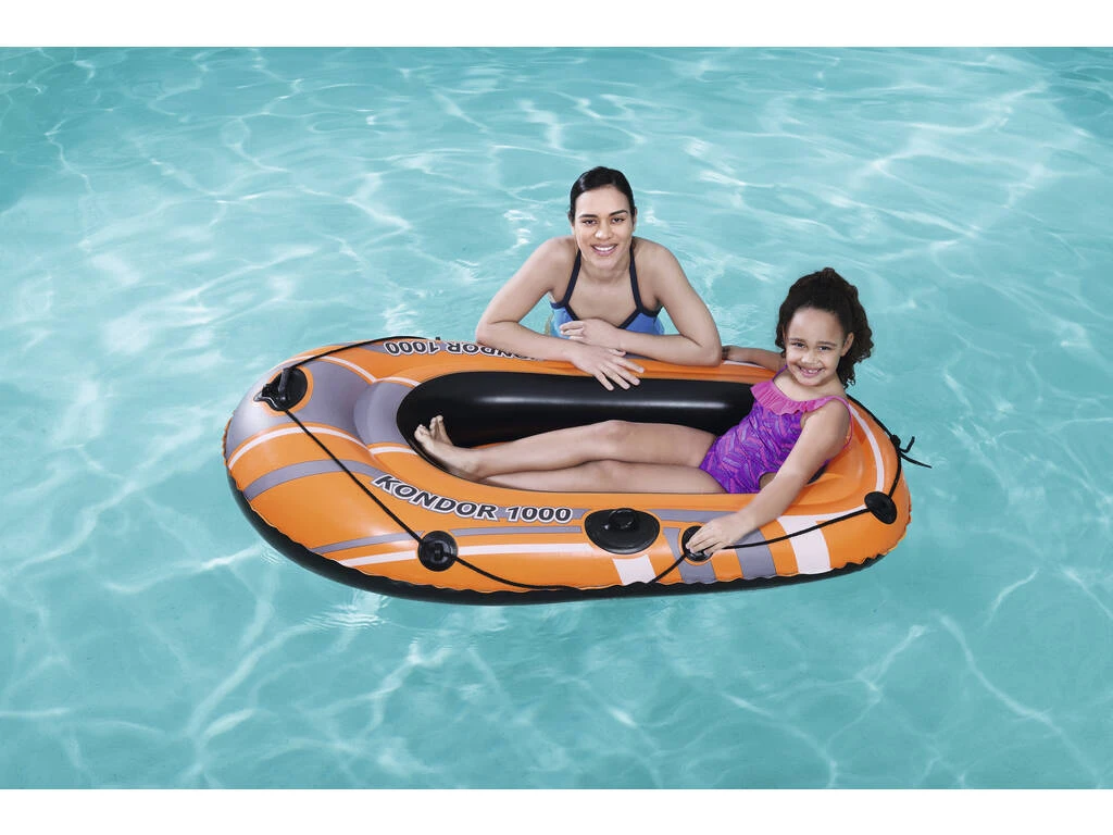Barca Hinchable Kondor 1000 De 165x107 Cm Bestway 61099 Barca Hinchable Kondor 1000 De 165x107 Cm Bestway 61099 -Niños Juguetes Tienda 11941g04