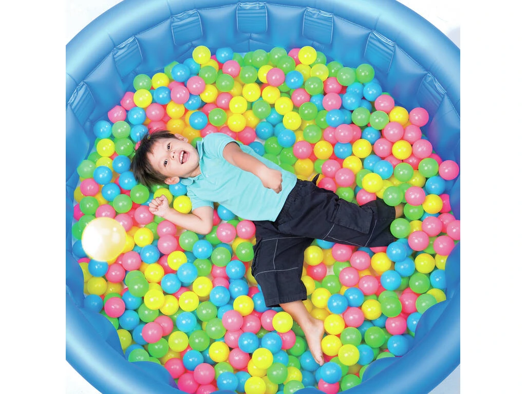 100 Bolas De Plástico Surtidas De Colores Bestway 52027 100 Bolas De Plástico Surtidas De Colores Bestway 52027 -Niños Juguetes Tienda 15331g02