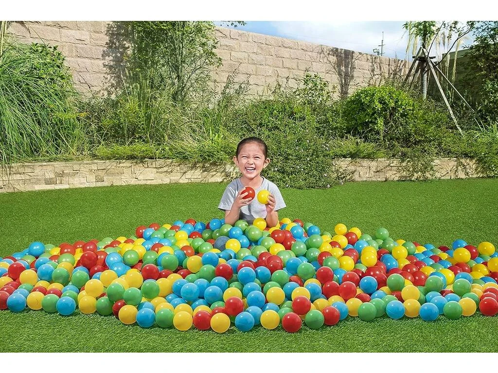 100 Bolas De Plástico Surtidas De Colores Bestway 52027 100 Bolas De Plástico Surtidas De Colores Bestway 52027 -Niños Juguetes Tienda 15331g06