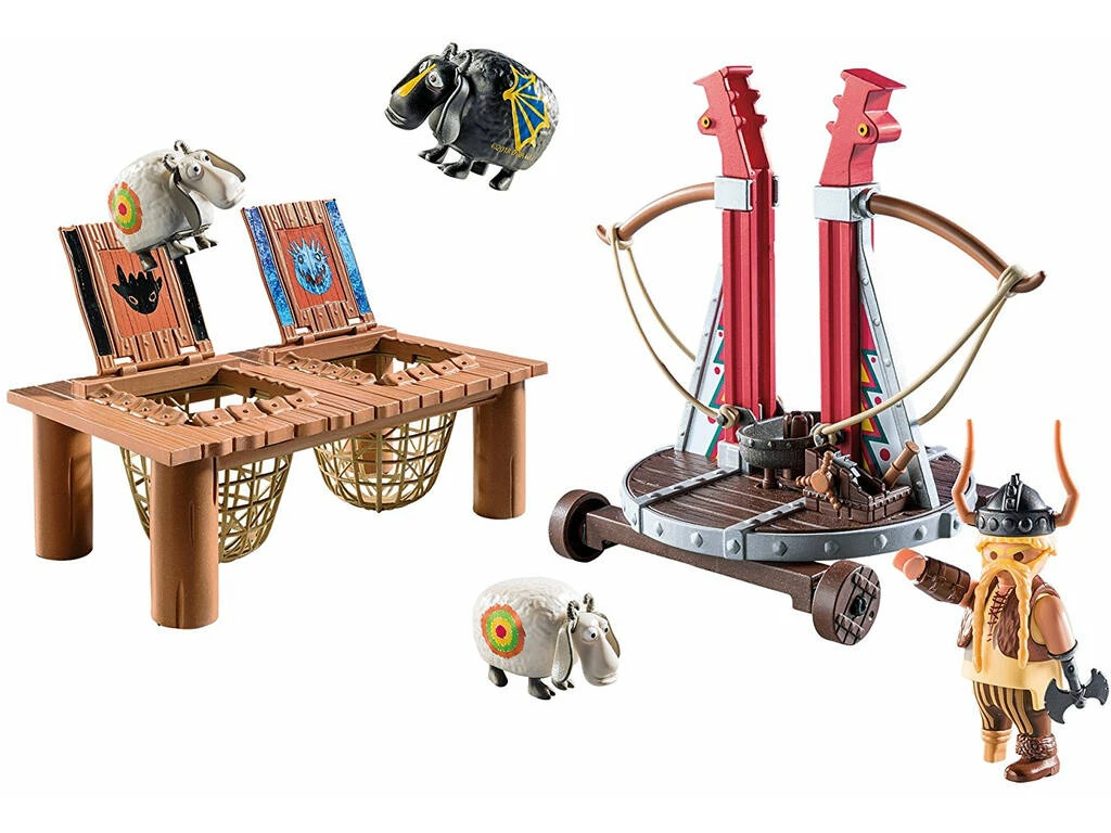 Playmobil Cómo Entrenar a Tu Dragón Bocón con Lanzadera de Ovejas 9461 Playmobil Cómo Entrenar A Tu Dragón Bocón Con Lanzadera De Ovejas 9461 -Niños Juguetes Tienda 1911143784g01