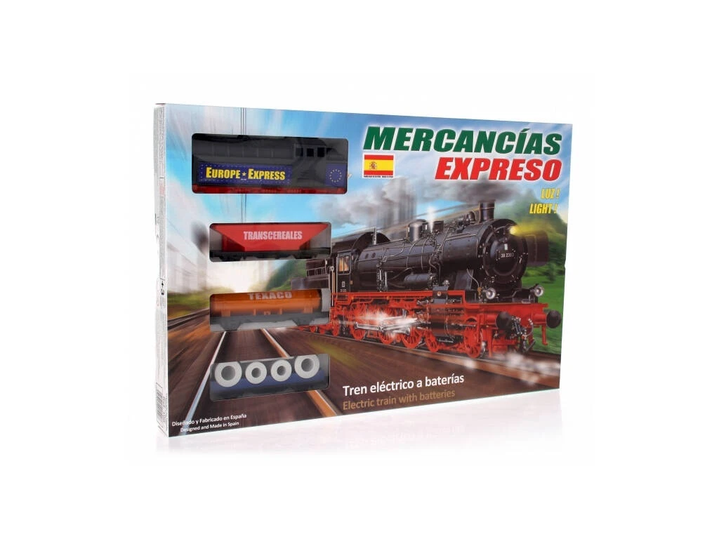 Tren Eléctrico Expreso Mercancías Pequetren 100 Tren Eléctrico Expreso Mercancías Pequetren 100 -Niños Juguetes Tienda 1911145088g00