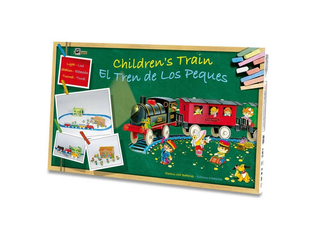 Tren Eléctrico Infantil con Luz, Estación y Túnel Pequetren 2001 Tren Eléctrico Infantil Con Luz, Estación Y Túnel Pequetren 2001 -Niños Juguetes Tienda 1911145118g00