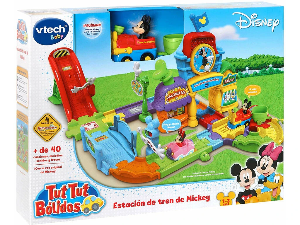 Tut Tut Bólidos Estación De Tren De Mickey Vtech 512222 Tut Tut Bólidos Estación De Tren De Mickey Vtech 512222 -Niños Juguetes Tienda 1911145825g00