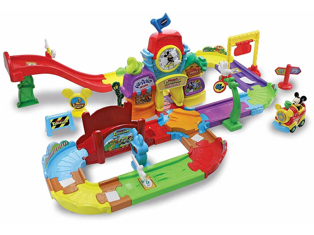 Tut Tut Bólidos Estación De Tren De Mickey Vtech 512222 Tut Tut Bólidos Estación De Tren De Mickey Vtech 512222 -Niños Juguetes Tienda 1911145825g01