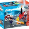 Playmobil Bomberos Con Bomba De Agua 9468 -Niños Juguetes Tienda 1911147714g00