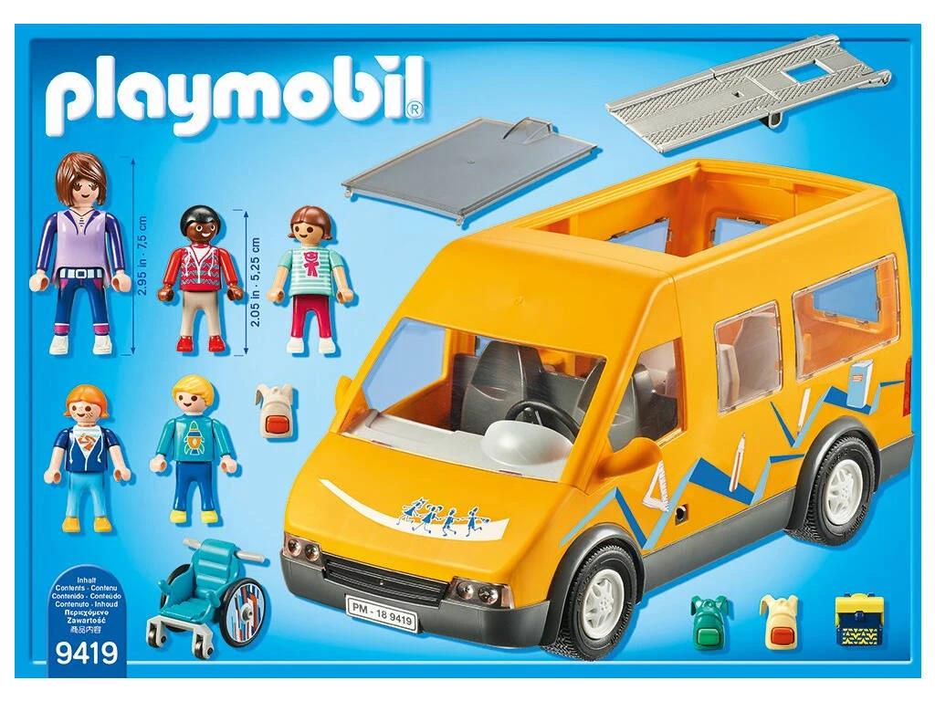 Playmobil Autobús Escolar Adaptado 9419 Playmobil Autobús Escolar Adaptado 9419 -Niños Juguetes Tienda 1911147742g01