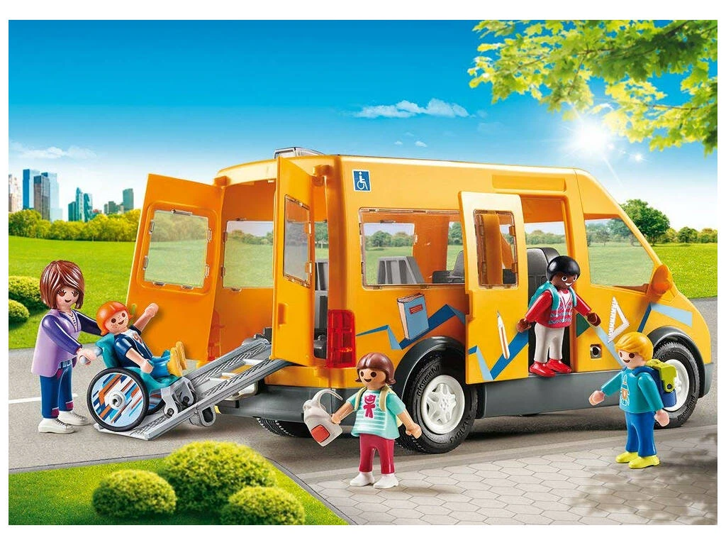 Playmobil Autobús Escolar Adaptado 9419 Playmobil Autobús Escolar Adaptado 9419 -Niños Juguetes Tienda 1911147742g02