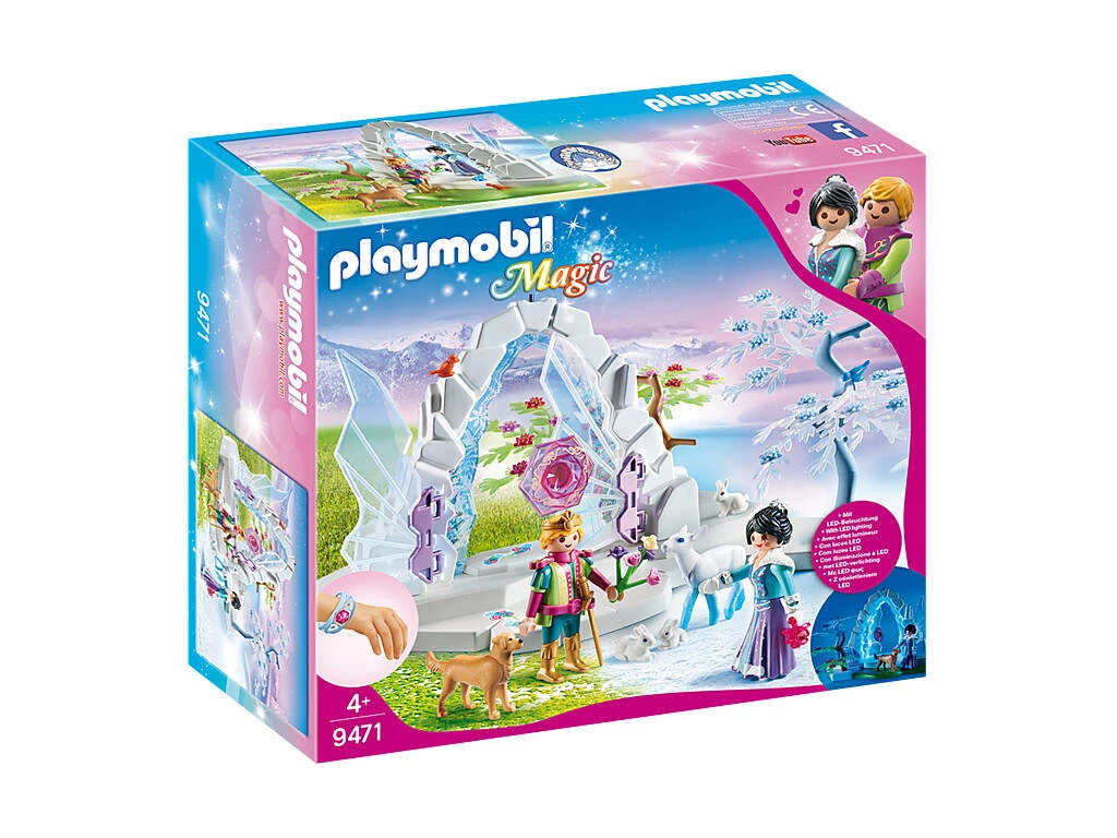 Playmobil Portal de Cristal al Mundo de Invierno 9471 Playmobil Portal De Cristal Al Mundo De Invierno 9471 -Niños Juguetes Tienda 1911147774g00