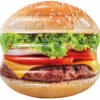 Flotador Hinchable Hamburguesa Realista 145x142 Cm. Intex 58780 -Niños Juguetes Tienda 1911148353g00