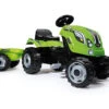 Tractor Farmer XL Verde Con Remolque Smoby 710111