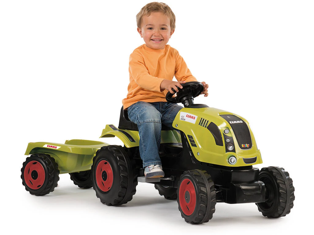 Tractor Claas Farmer XL Con Remolque Smoby 710114 Tractor Claas Farmer XL Con Remolque Smoby 710114 -Niños Juguetes Tienda 1921148170g01