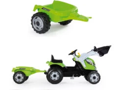 Tractor Farmer Max Con Remolque Smoby 710109 -Niños Juguetes Tienda 1921148171g02
