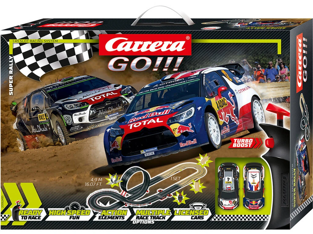 Circuito Super Rally 4,9 M. 2 Coches Citroën DS3 WRC Carrera 62495 Circuito Super Rally 4,9 M. 2 Coches Citroën DS3 WRC Carrera 62495 -Niños Juguetes Tienda 1999948633g00