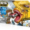 Metal Machines T-Rex Attack Con Vehículo De Metal Zuru 11005213 -Niños Juguetes Tienda 1999948732g00