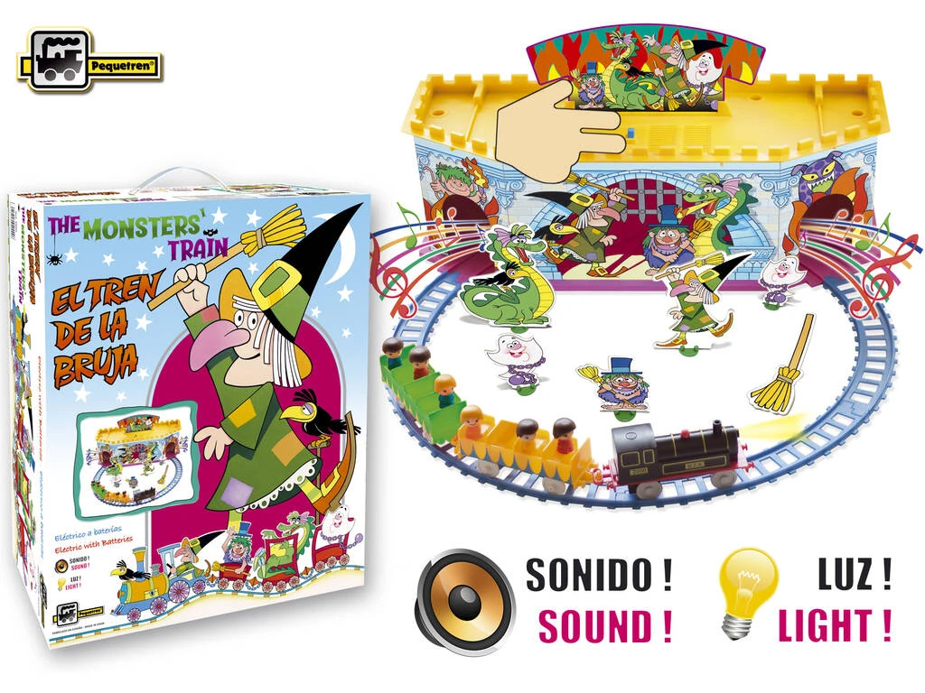 Tren De La Bruja Pequetren 2000 Tren De La Bruja Pequetren 2000 -Niños Juguetes Tienda 1999949051g01