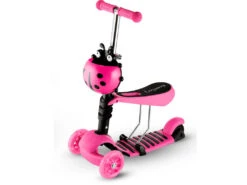 Patinete 3 Ruedas 2 En 1 Rosa