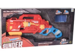 Lanzadardos Bunder 47 Cm. Con 20 Dardos 7 Cm. -Niños Juguetes Tienda 1999949979g01