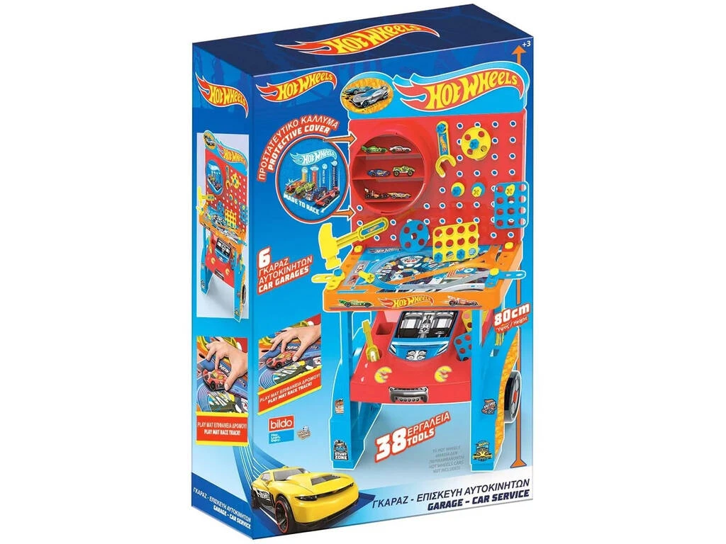 Hot Wheels Garaje y Banco de Herramientas Valuvic B-9692 Hot Wheels Garaje Y Banco De Herramientas Valuvic B-9692 -Niños Juguetes Tienda 1999950261g01