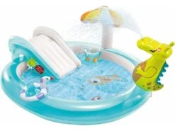 Centro De Juegos Hinchable Gator Con Accesorios 201x170x84 Cm. Intex 57165