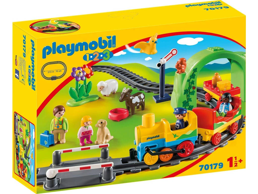 Playmobil 1,2,3 Mi Primer Tren Playmobil 70179 Playmobil 1,2,3 Mi Primer Tren Playmobil 70179 -Niños Juguetes Tienda 1999950875g00