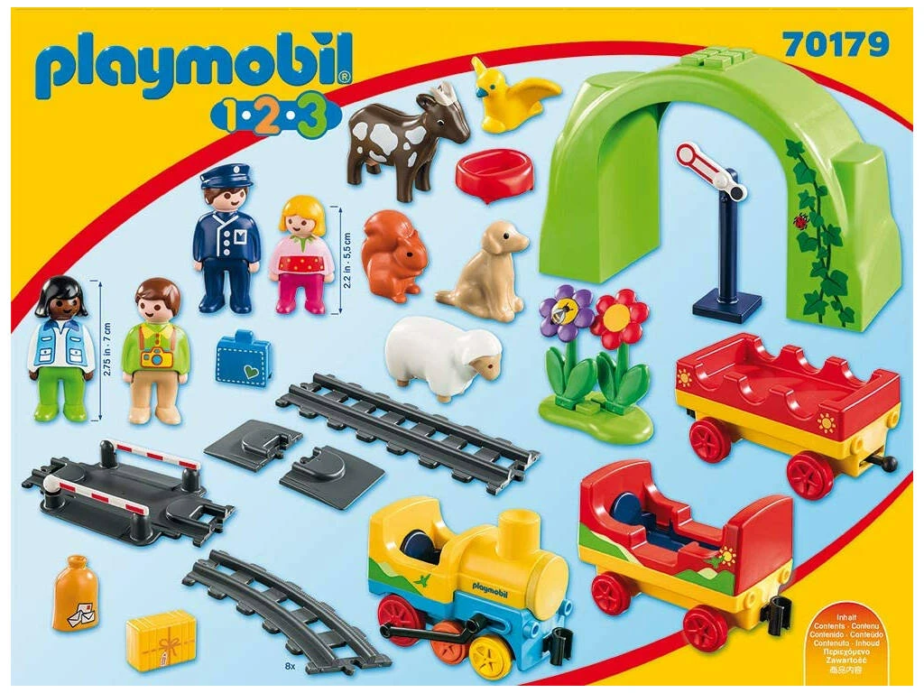 Playmobil 1,2,3 Mi Primer Tren Playmobil 70179 Playmobil 1,2,3 Mi Primer Tren Playmobil 70179 -Niños Juguetes Tienda 1999950875g02