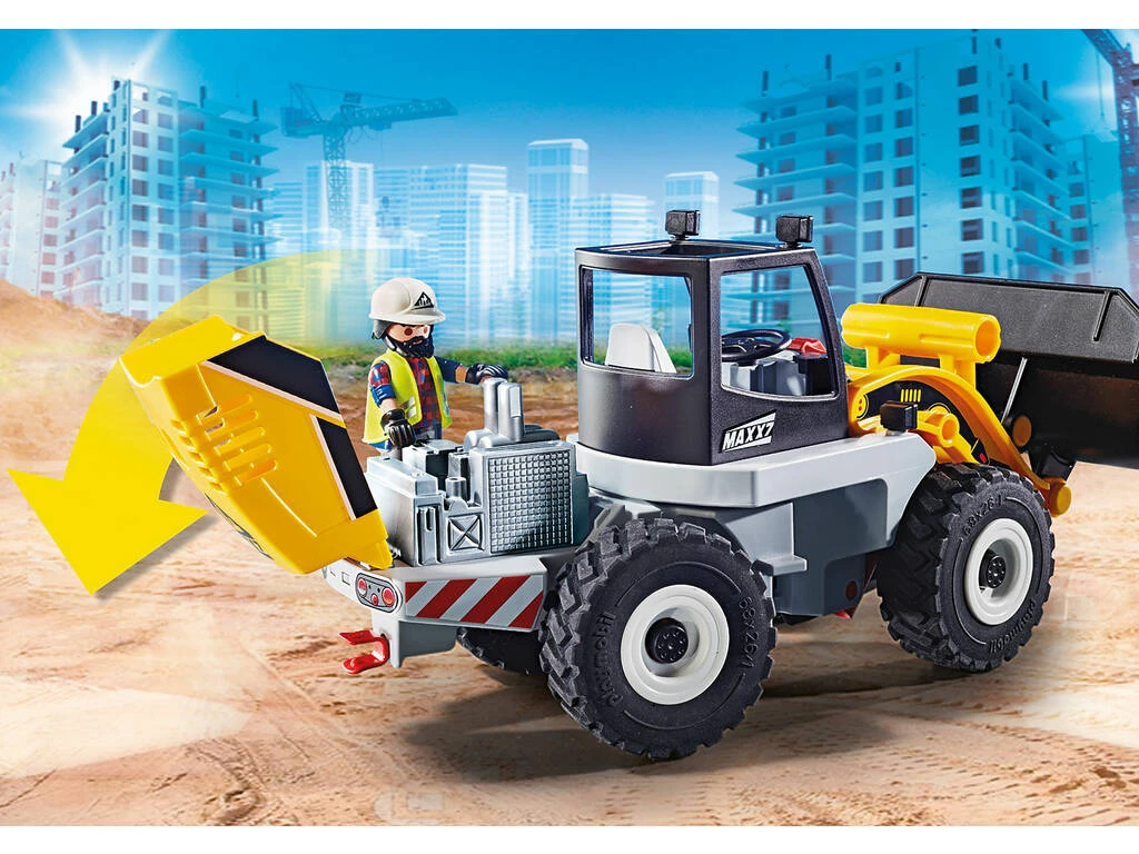 Playmobil Cargadora Frontal 70445 Playmobil Cargadora Frontal 70445 -Niños Juguetes Tienda 1999951009g03