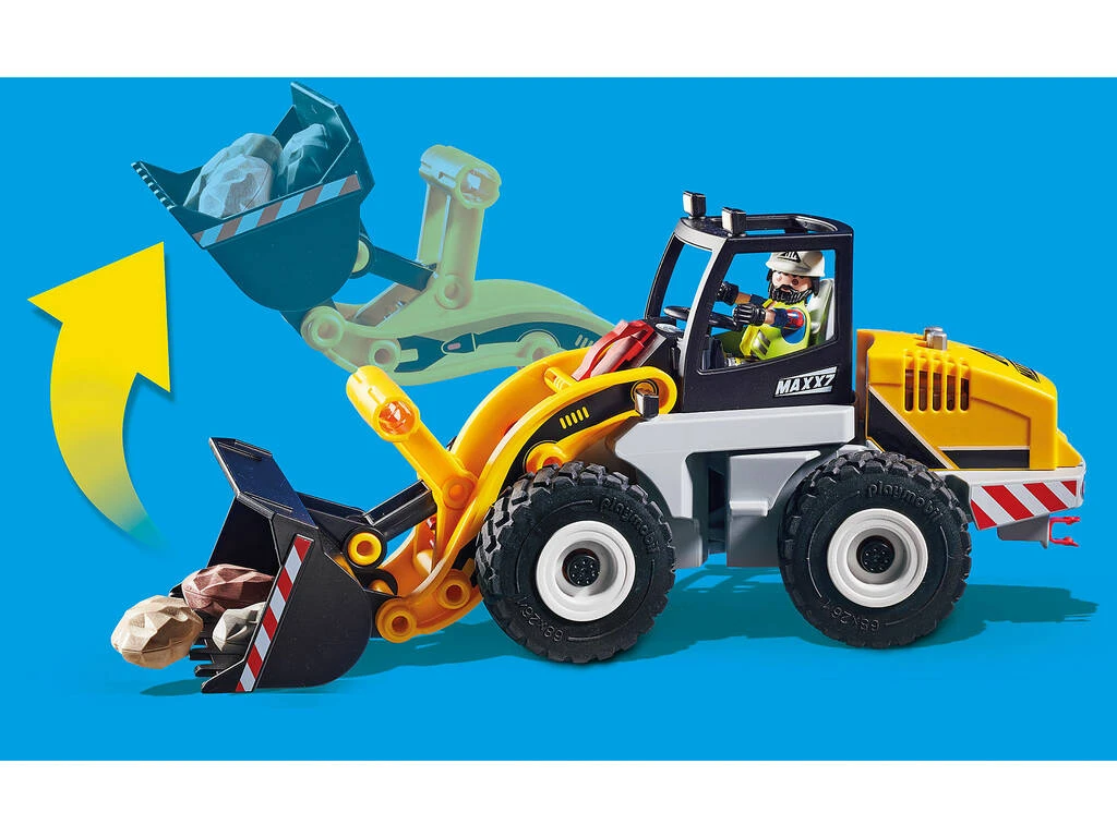Playmobil Cargadora Frontal 70445 Playmobil Cargadora Frontal 70445 -Niños Juguetes Tienda 1999951009g04