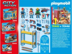 Playmobil Andamio Con Obreros 70446 -Niños Juguetes Tienda 1999951010g02