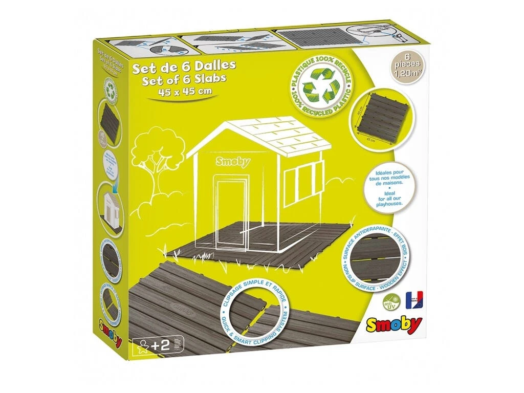 Set 6 Losetas Suelo 45x45 cm. Smoby 810907 Set 6 Losetas Suelo 45x45 Cm. Smoby 810907 -Niños Juguetes Tienda 1999951794g00
