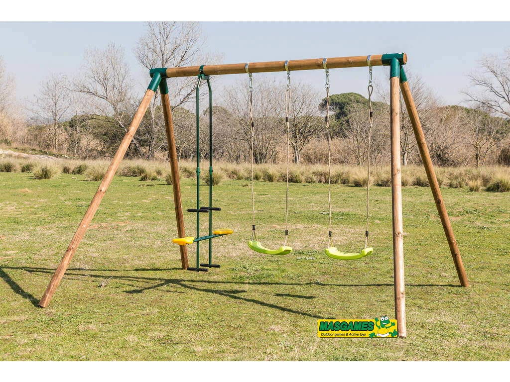 Columpio Triple Etna con Cara a Cara Masgames MA700018 Columpio Triple Etna Con Cara A Cara Masgames MA700018 -Niños Juguetes Tienda 1999951916g01