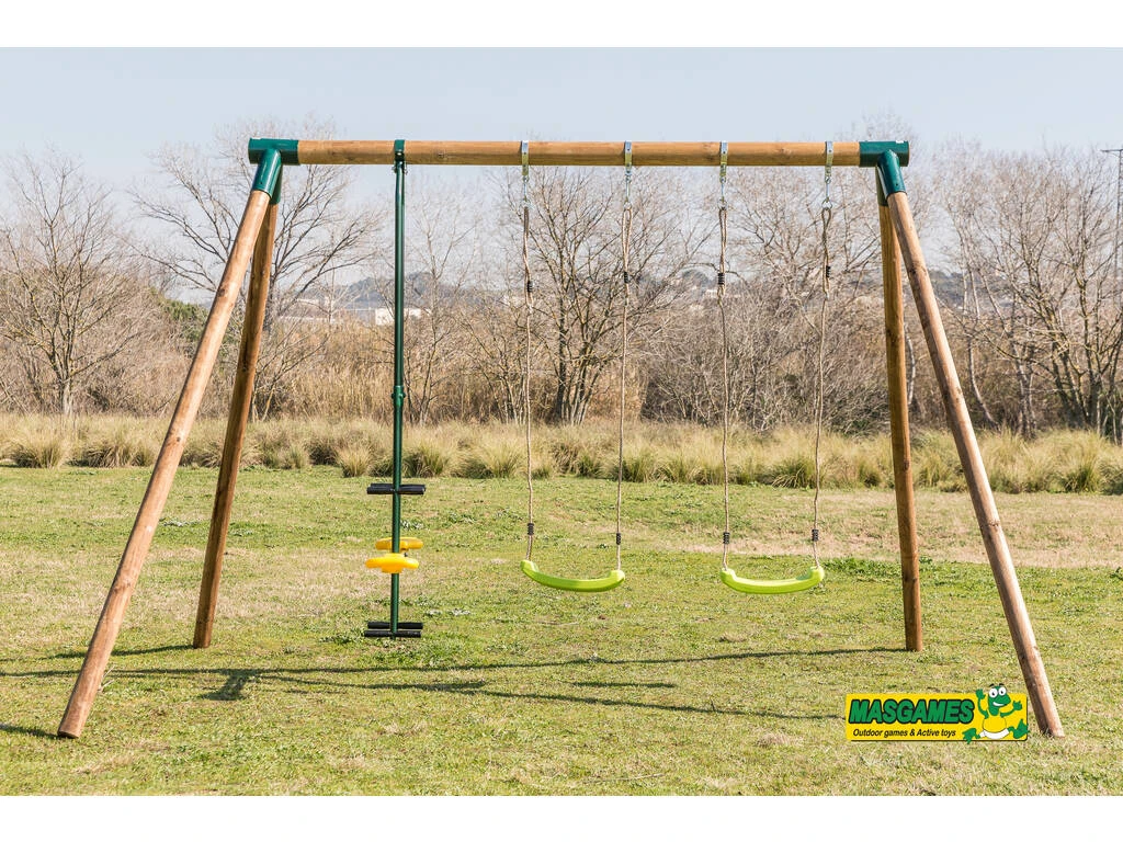 Columpio Triple Etna con Cara a Cara Masgames MA700018 Columpio Triple Etna Con Cara A Cara Masgames MA700018 -Niños Juguetes Tienda 1999951916g02