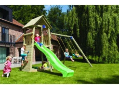 Parque Infantil Belvedere Con Columpio Doble Masgames MA811401