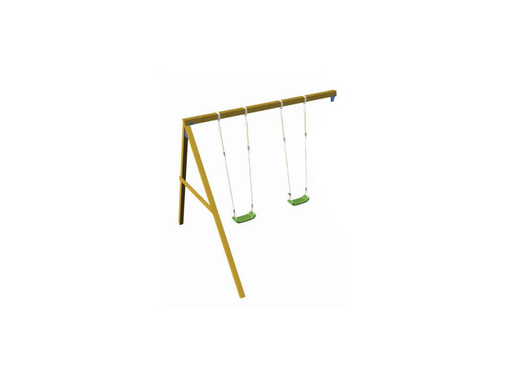 Columpio Doble Apoyado para Parque Infantil de 120 cm. Masgames MA700150 Columpio Doble Apoyado Para Parque Infantil De 120 Cm. Masgames MA700150 -Niños Juguetes Tienda 1999952060g00