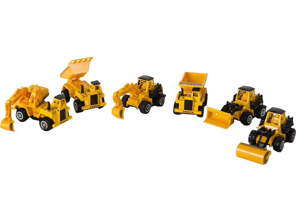 Flota de Vehículos de Construcción 1:64 6 Vehículos Flota De Vehículos De Construcción 1:64 6 Vehículos -Niños Juguetes Tienda 1999953971g01