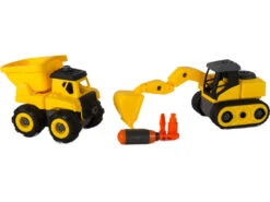 Mini Vehículos De Construcción Desmontables 2 Vehículos Con Herramientas -Niños Juguetes Tienda 1999953980g02