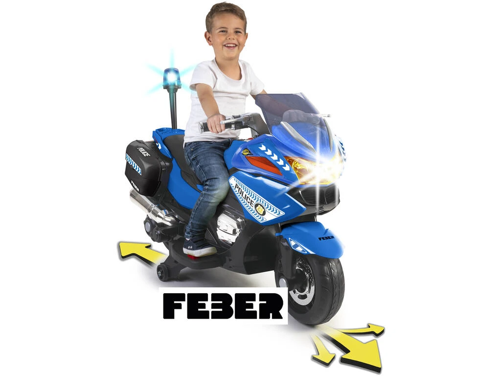 Moto Feber Policía 12 v. Famosa 800012891 Moto Feber Policía 12 V. Famosa 800012891 -Niños Juguetes Tienda 1999954968g01