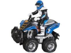 Radiocontrol 1:14 Quad Cross Country Azul Con Piloto