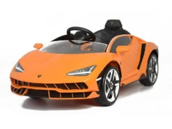 Coche Descapotable Lamborghini Centenario Naranja Radio Control A Batería 12.V