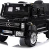 Coche Descapotable Mercedes Benz Unimog U5000 Negro Radio Control A Batería 6.V