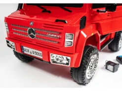 Coche Descapotable Mercedes Benz Unimog U5000 Rojo Radio Control A Batería 6.V -Niños Juguetes Tienda 1999956270g02