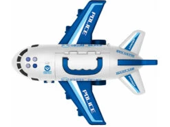 Avión Policía Maleta Porta Coches Con 3 Vehículos Y Accesorios -Niños Juguetes Tienda 1999956339g03
