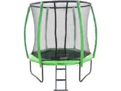 Cama Elástica Premium 244 Con Red, Escalera Y Anclajes Masgames MA302415