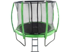 Cama Elástica Premium 305 Con Red, Escalera Y Anclajes Masgames MA302416