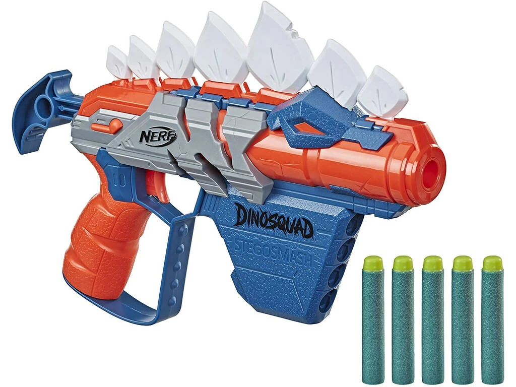 Nerf Dinosquad Stegomash Hasbro F0805 Nerf Dinosquad Stegomash Hasbro F0805 -Niños Juguetes Tienda 1999956992g00